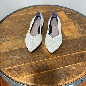 Rothy's Point ll Ballet Flat Diamond Twill